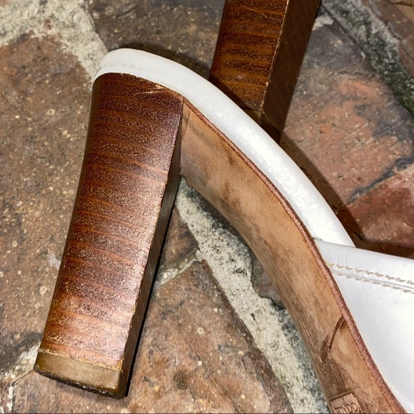 Coach Leather Jacie A3228 Square Toe Mule Sz 6B Made In Italy - Picture 7 of 10